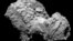 An image taken on August 3 by space probe Rosetta’s OSIRIS narrow-angle camera and obtained on August 6 from the European Space Agency (ESA) shows the comet 67P/Churyumov-Gerasimenko from a distance of 285 kilometers. 