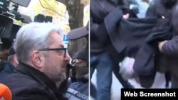 Nika Gvaramia je viđen kako ga vuku bez svijesti tokom hapšenja 4. decembra
