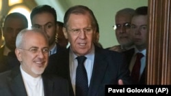 Міністр закордонних справ Ірану Мохаммад Джавад Заріф (л) з російським колегою Сергієм Лавровим, архівне фото