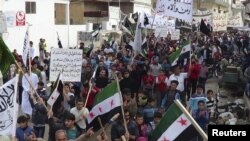 Demonstracije protiv Bašara al-Asada u Binišu blizu Idliba