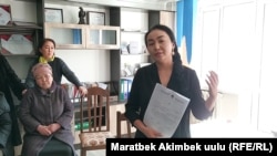 Ырчы Самара Каримова музыкалык окуу жайда. 14-январь, 2021-жыл.