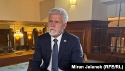 Petr Pavel, predsjednik Češke, tokom intervjua s RSE, Sarajevo, 23. januar 2025. 