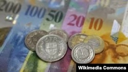 Švicarska valuta franak, ilustrativna fotografija