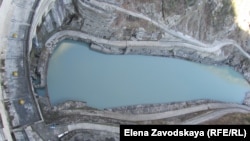 Резкое падение уровня воды зафиксировано в Джварском водохранилище, питающем гидроэлектростанцию «Ингур»