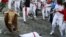 Поранений биком. Памплона, 8 липня 2010 року