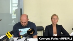 Посадовець НАБУ Руслан Магамедрасулов на засіданні суду в Києві 22 липня, на якому йому обрали запобіжний захід у вигляді тримання під вартою на 60 діб