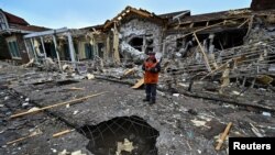 Последиците от ракетния удар в Зопорожие