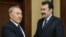 Президент Казахстана Нурсултан Назарбаев (слева) и Карим Масимов в бытность премьер-министром страны. 