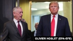 Дональд Трамп и Джеймс Мэттис