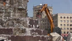 У Харкові демонтують постамент пам'ятника Леніну (відео)
