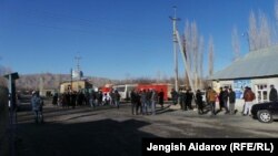 Село Ак-Сай в Баткенской области. 11 января 2014 года. 