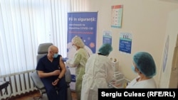 Institutul de Medicină Urgență - primele vaccinări anti-Covid-19, Chișinău 2 martie 2021
