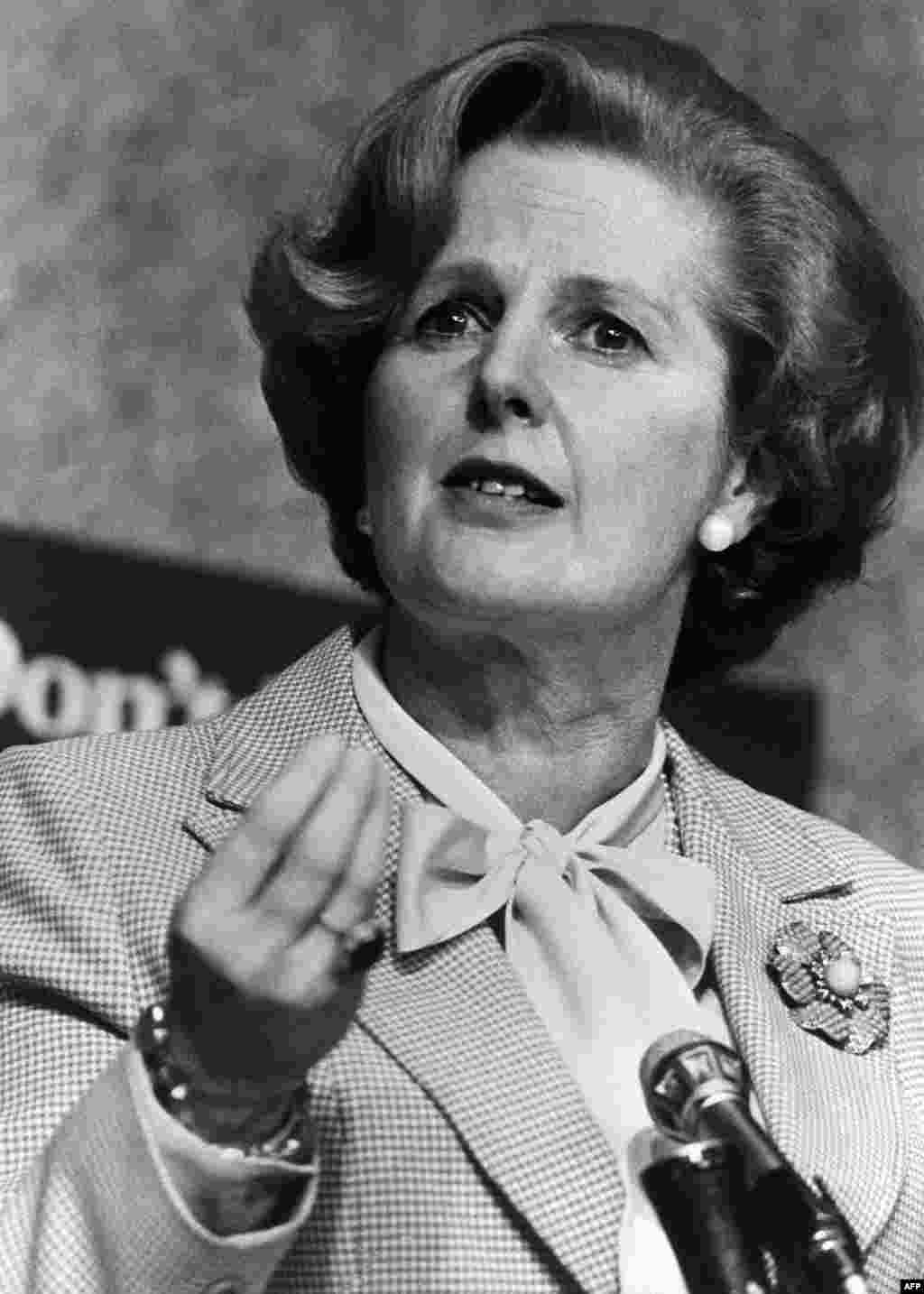 Margaret Thatcher, London, 1979.