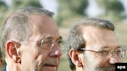 علی لاریجانی و خاویر سولانا