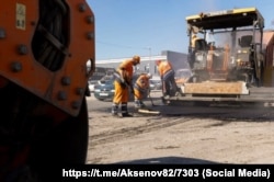 Дорожня техніка у Криму, ілюстраційне фото