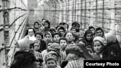 Фотография из музея о Холокосте в Польше. 