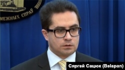 Прэсавы сакратар Міністэрства замежных спраў Беларусі Дзьмітры Мірончык.