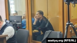 Журналист Данияр Әділбеков сотта отыр. 16 қазан, 2024 жыл. 