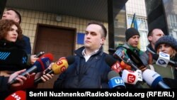  Київ, 3 квітня 2018 року. Керівник САП Назар Холодницький прибув на допит в Генпрокуратуру
