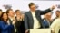 Aleksandar Vučić, predsednik Srbije i Srpske napredne stranke, slavi pobedu na izborima 21. juna 2020. 