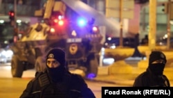 Полицейское оцепление на месте убийства Андрея Карлова