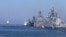 Российское военные корабли на рейде Севастополя