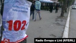 Агітаційний плакат у Косові