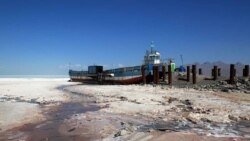 کاهش کم سابقه وسعت دریاچه ارومیه در عرض یک‌ سال