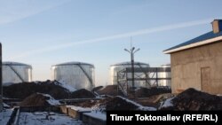 Строительство НПЗ, Кара-Балта, 7 февраля 2013 года.