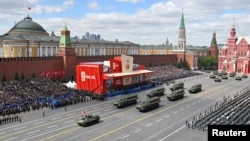 Парад на Красной площади в Москве, 9 мая 2025 года.