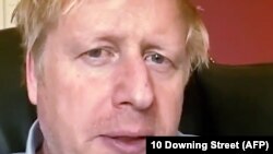 Britanski premijer Boris Džonson, 27 mart 2020.