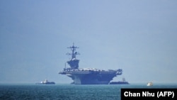 عکس آرشیوی از ناو هواپیمابر یواس‌اس کارل وینسون