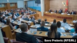 Studenti u crnogorskom parlamentu