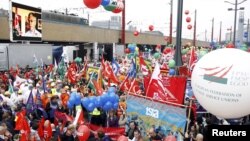 Європейці протестують, Брюсель, Бельгія, 29 вересня 2010 року