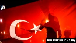 عکس از تجمع هواداران حکومت ترکیه پس از کودتای نافرجام 