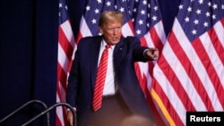 Donald Trump gjatë një tubimi zgjedhor në Xhorxhia më 9 mars 2024. 