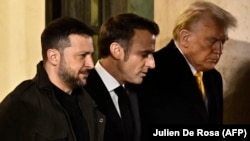 Президенты Украины, Франции и США