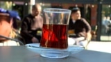 Turkish Tea in Turkish Cafee, Podgorica, Montenegro