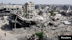 Последствия боевых действий в секторе Газа, фото иллюстративное