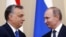 Presidenti i Rusisë, Vladimir Putin dhe kryeministri i Hungarisë, Viktor Orban 