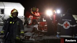 Спасатели в итальянских Альпах