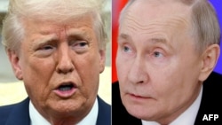 Президенти США і РФ Дональд Трамп і Володимир Путін (комбіноване фото)