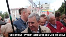 В’ячеслав Захаров на одному з мітингів кримських комуністів (фото 2008 року)