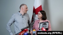 Сергей и Светлана Тихановские