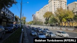 Бишкектеги тыгын.