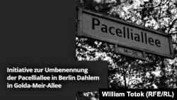 Petiţie pentru redenumirea aleii Pacelli din Berlin (pagină web)