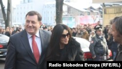 Milorad Dodik i Monika Beluči, Banjaluka, januar 2013.
