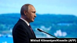 Рускиот претседател Владимир Путин 