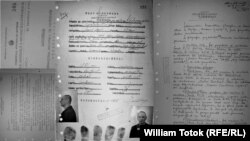 Georg Hromadka (colaj, file din dosar - CNSAS)