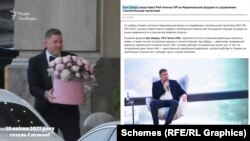 Із квітами прибув і Аріе Шварц – колишній гендиректор групи компаній Seven Hills